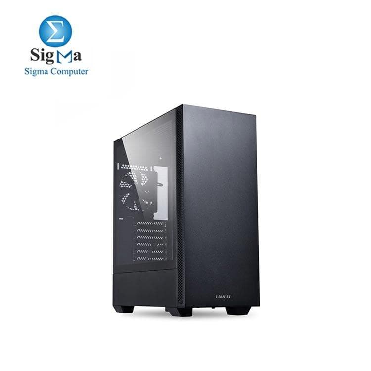ليان لي LANCOOL 205 كيسة كمبيوتر ATX أسود مع 2 مروحة 120mm