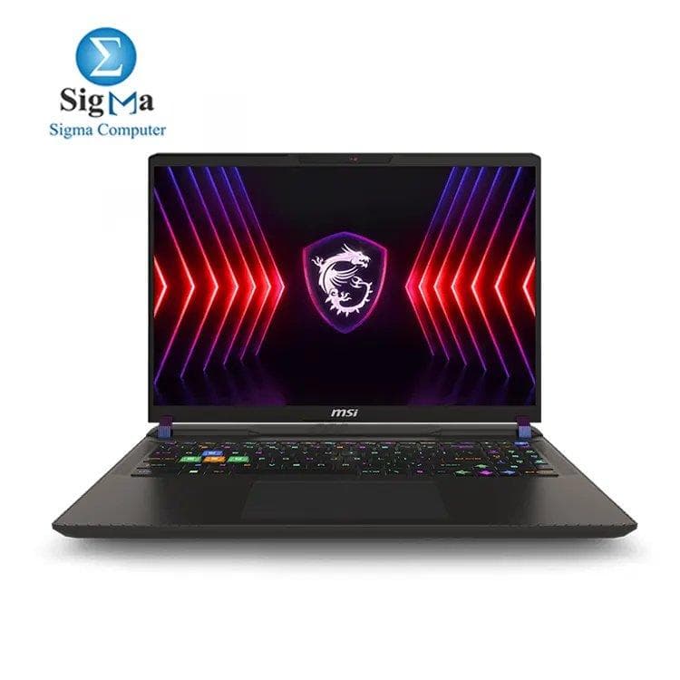 MSI-I9-Vector16 HX A14VHG-801EG Inte Core i9-14900HX- RTX4080 GDDR6 12GB - 32GB DDR5- 1TBNVMe PCIe Gen4x4- 16 QHD 240Hz- Win11Home