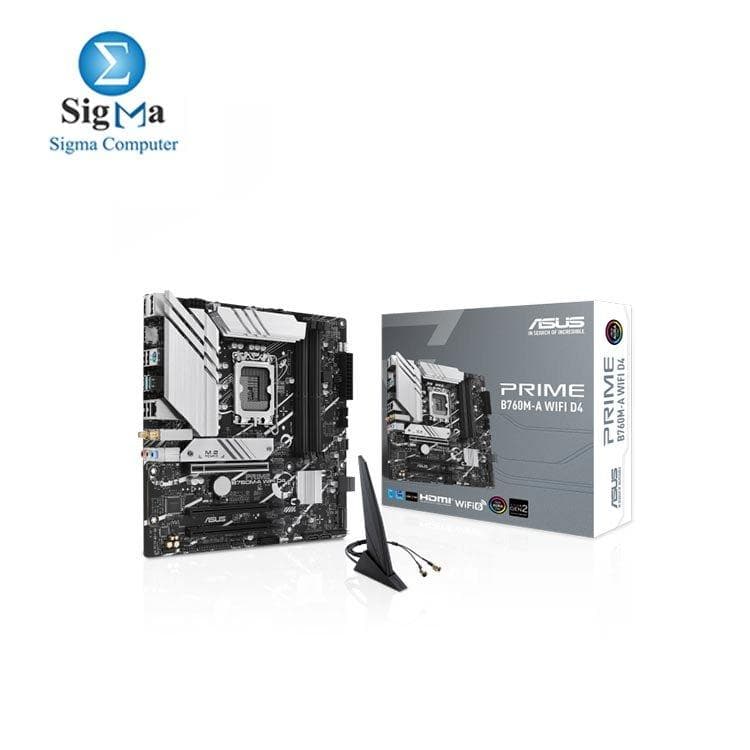 لوحة أم اسوس PRIME B760M-A WIFI D4 مقبس LGA 1700