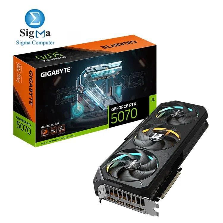 GIGABYTE GeForce RTX 5070 GAMING OC 12G