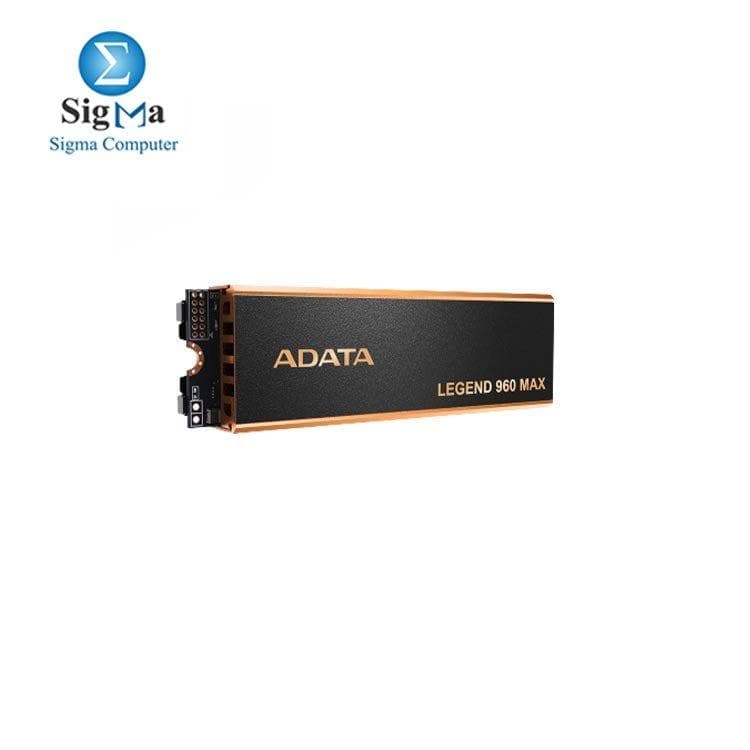 هارد SSD من نوع ADATA LEGEND 960 MAX سعة 2TB PCIe Gen4 x4 M.2 2280 موديل ALEG-960M-2TCS