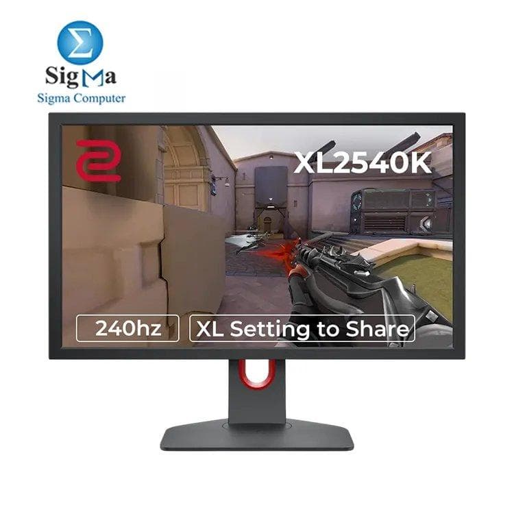 BENQ ZOWIE XL2540K – 24.5” FHD, TN, 240Hz, 1ms, Black eQualizer, Color Vibrance, Height & Tilt Adjustable, 3x HDMI 2.0, DP 1.2, VESA 100x100mm