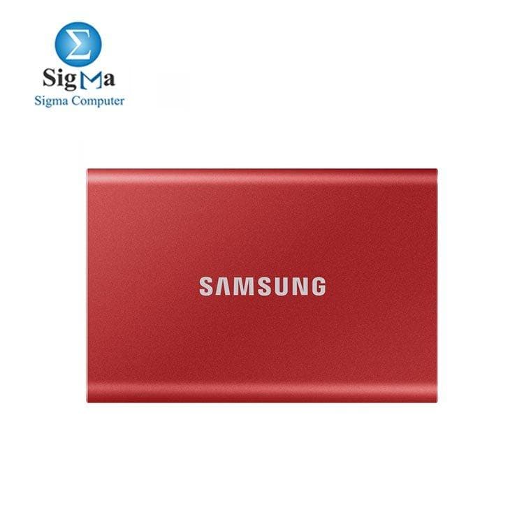 SAMSUNG T7 Portable SSD 1TB -External Solid State Drive1050 1000 MB s RED