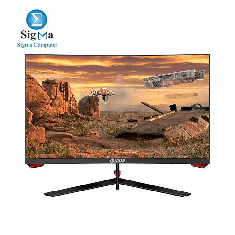 شاشة داهوا Dahua LM27-E230C مقاس 27 بوصة FHD - VA - تردد 180Hz - استجابة 1ms - ألوان 99% sRGB - منحنية 1500R