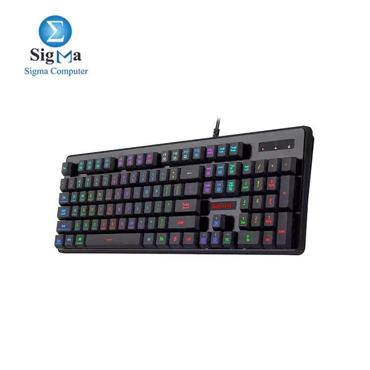 كيبورد جيمنج ريدراجون DAYUS2 K509-RGB للكمبيوتر - أسود