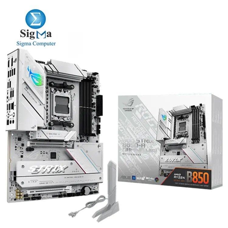 لوحة أم اسوس ROG STRIX B850-A GAMING واي فاي سوكت AM5 LGA 1718