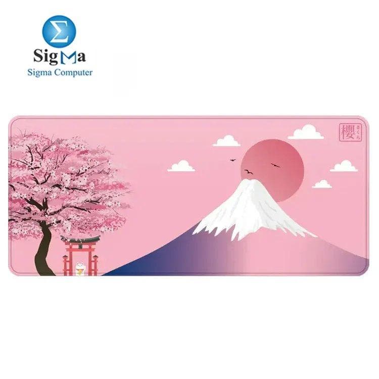 ديسك مات Fantech ATO MP905 SAKURA - مقاوم للماء بسطح ناعم وخياطة مضادة للتآكل وقاعدة مضادة للانزلاق