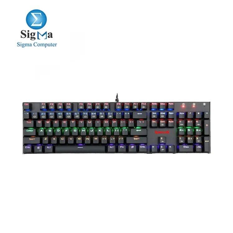 Redragon K565 Rudra Rainbow Mechanical Gaming Keyboard - Blue Switch