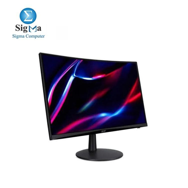 شاشة ايسر 24 بوصة ED240QSBMIIPX نوع VA تردد 165Hz استجابة 1MS(MPRT) سماعات(2x2W) منفذ HDMI(2.0) منحنية(1200R) تقنية Freesync Premium