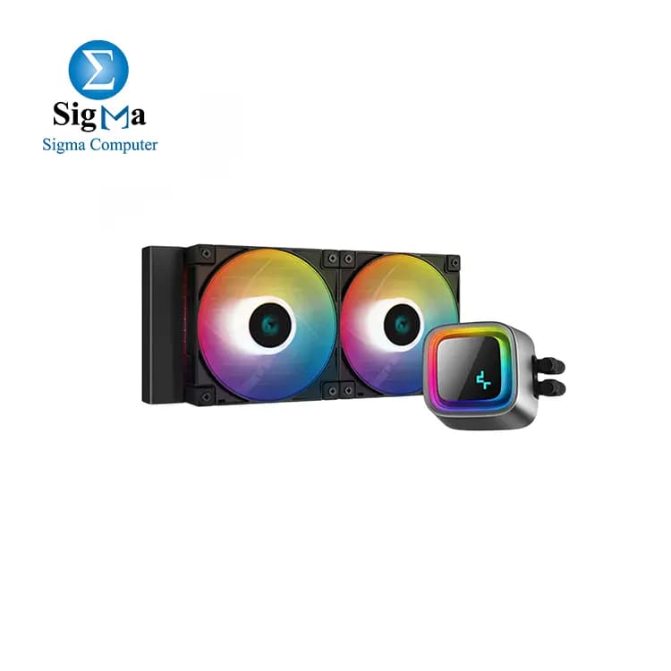 مبرد مائي عالي الأداء للمعالج Deepcool LS520 مقاس 240mm مع مروحتين FC120 A-RGB PWM