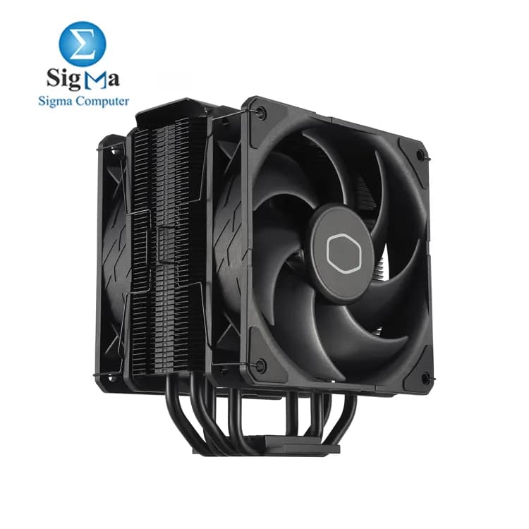 Cooler Master Hyper 212 Black X Duo CPU Air Cooler - Dual 120mm Fans