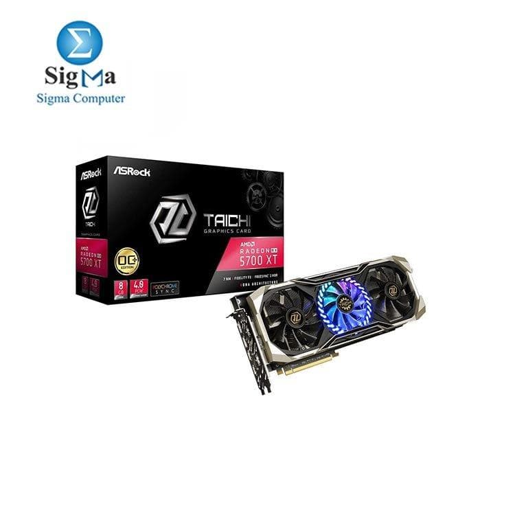كرت شاشة ASRock Radeon RX 5700 XT Taichi X 8G OC+ 8GB