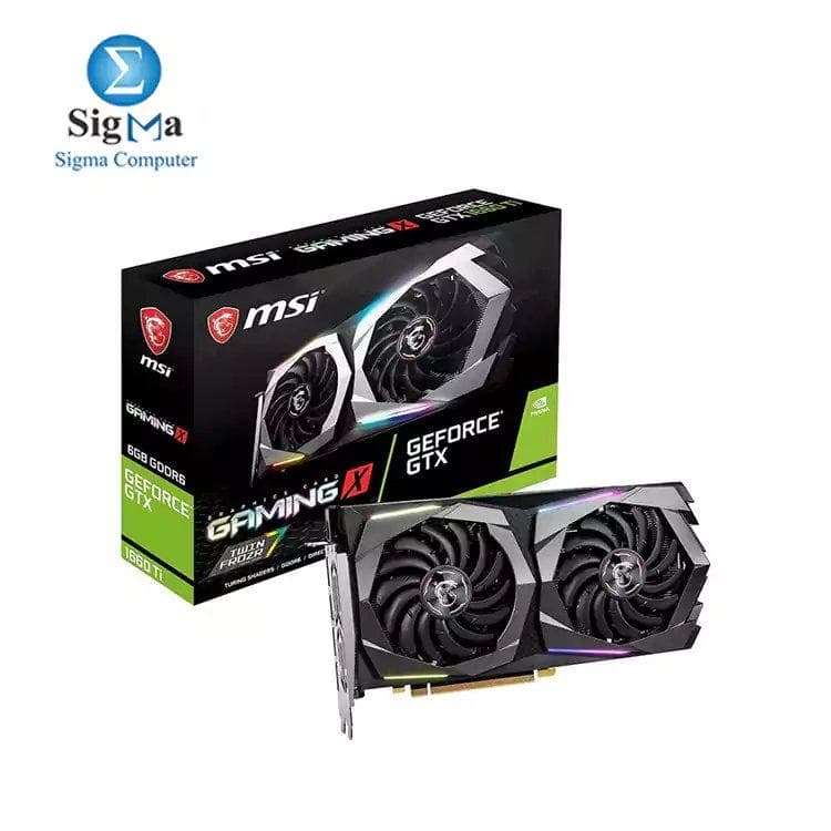 كرت شاشة ام اس اي انفيديا GeForce GTX 1660 Gaming X OC 6G