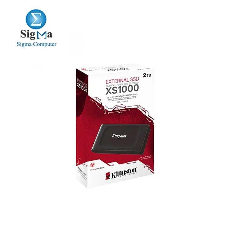 Kingston Digital XS1000 External SSD, 2TB,up to 1050MB/s