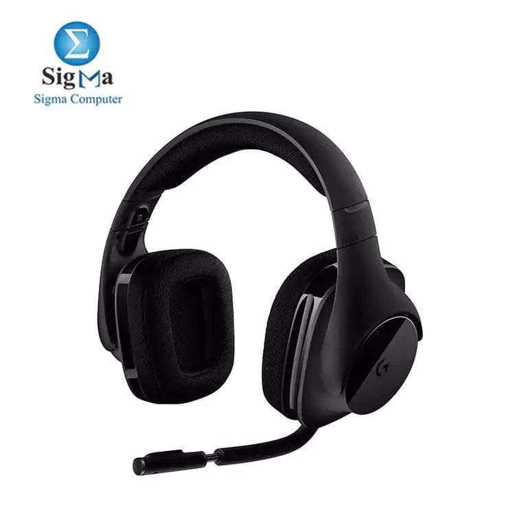 سماعة رأس لوجيتك G533 لاسلكية للجيمنج - صوت محيطي DTS 7.1 - تعريفات صوت Pro-G