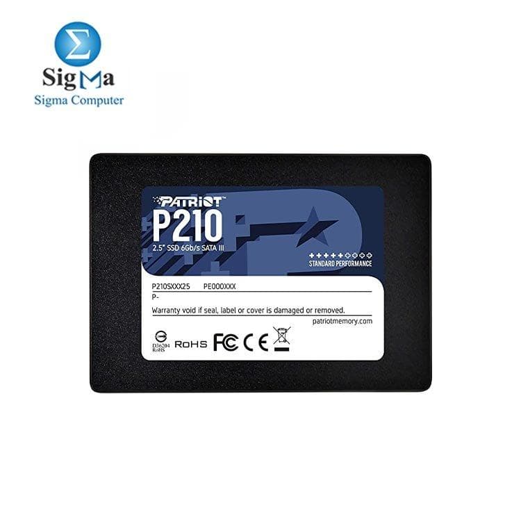 هارد SSD من Patriot موديل P210 سعة 256GB مقاس 2.5 بوصة SATA III