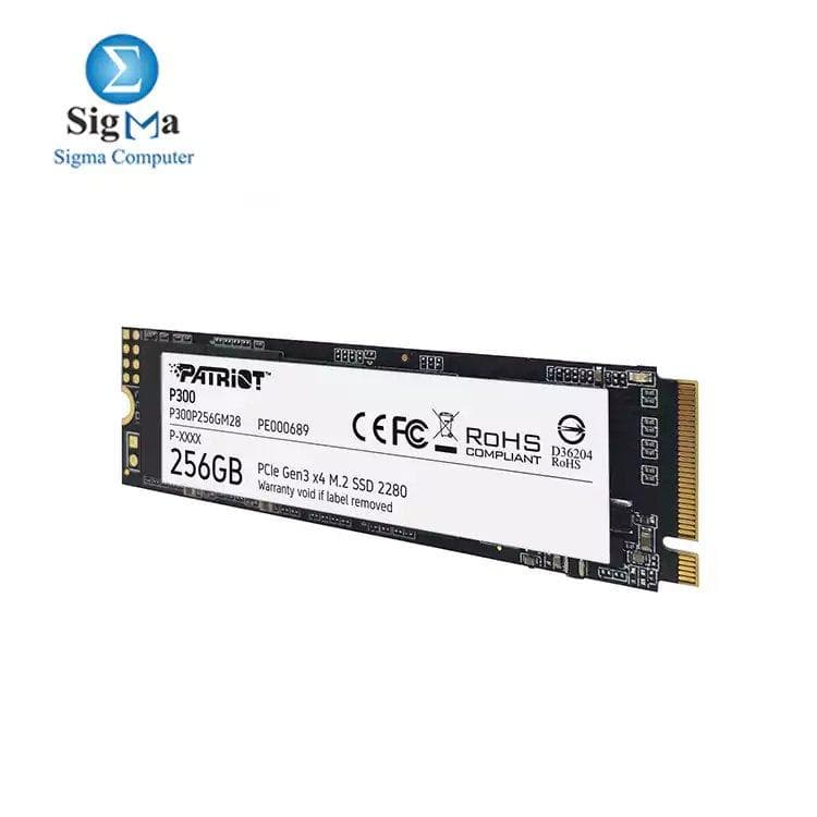 هارد Patriot P300 داخلي 256GB M.2 2280 PCIe Gen3 x4, NVMe 1.3 SSD