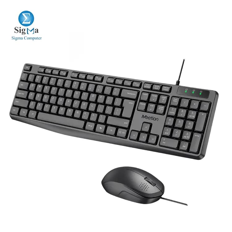 MEETION C235 Wired Keyboard & Mouse Combo – Durable & Comfortable Set