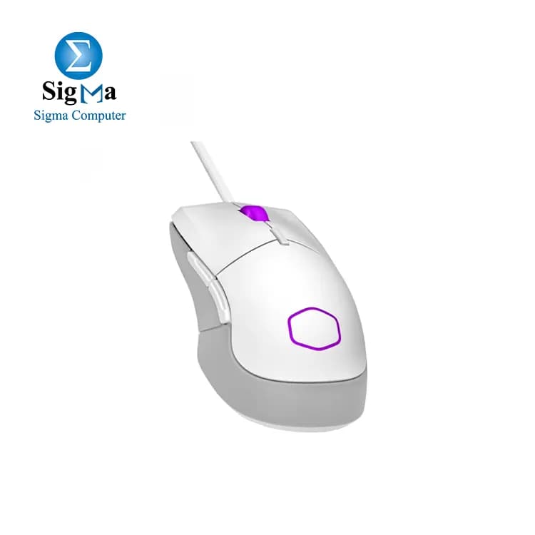 ماوس جيمنج سلكي كولر ماستر MM310، 12000 DPI (أبيض)