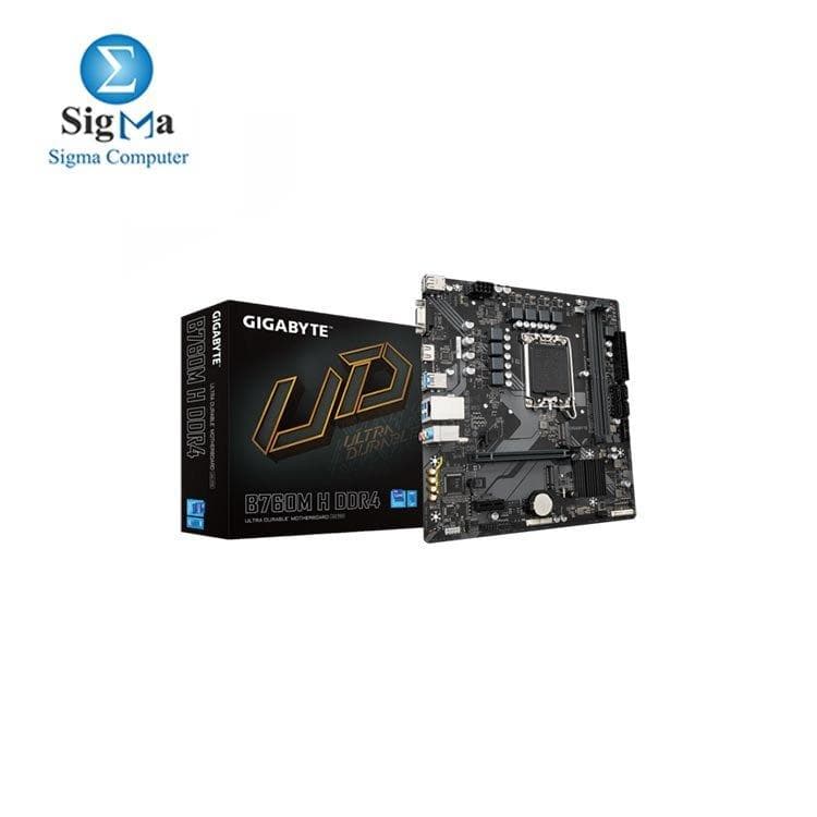 GIGABYTE B760M H DDR4 Socket LGA 1700 Motherboard