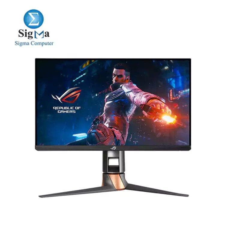 شاشة جيمنج اسوس ROG Swift (PG259QN) 360Hz، 24.5 بوصة FHD، متوافقة مع NVIDIA G-SYNC