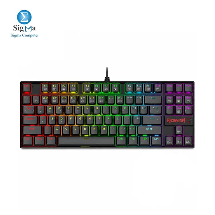 Redragon Kumara K552 RGB Mechanical Gaming Keyboard – Brown Switches, English Layout