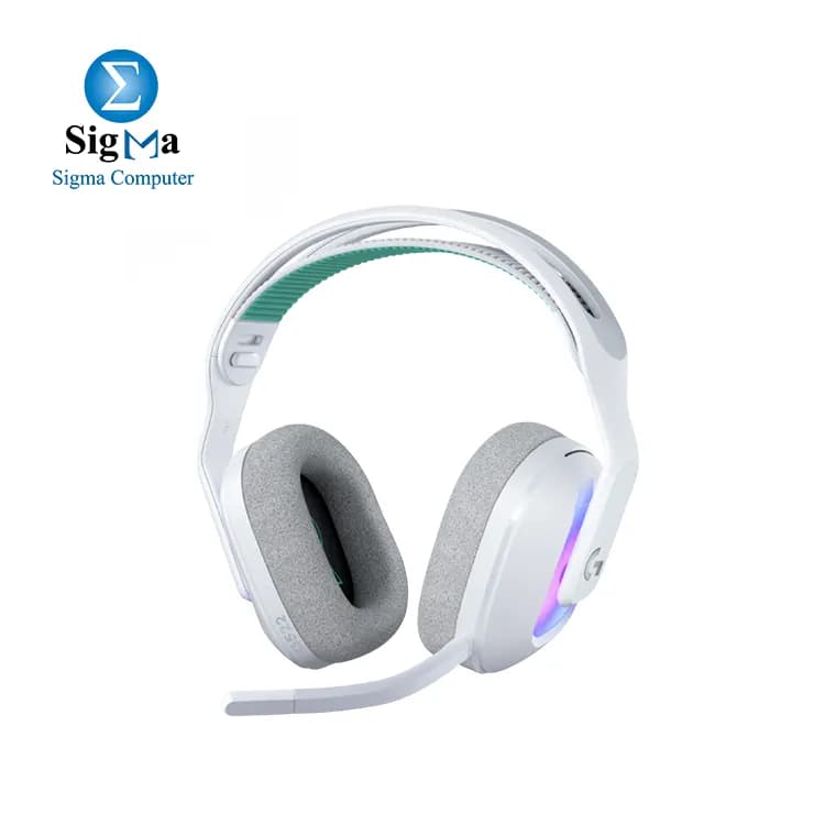 سماعة رأس لوجيتك G522 Lightspeed لاسلكية للجيمنج - أبيض