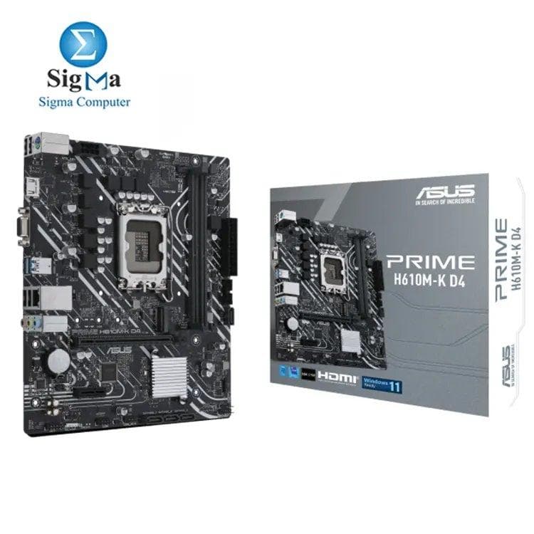 ASUS PRIME H610M-K D4 Socket LGA 1700 Motherboard