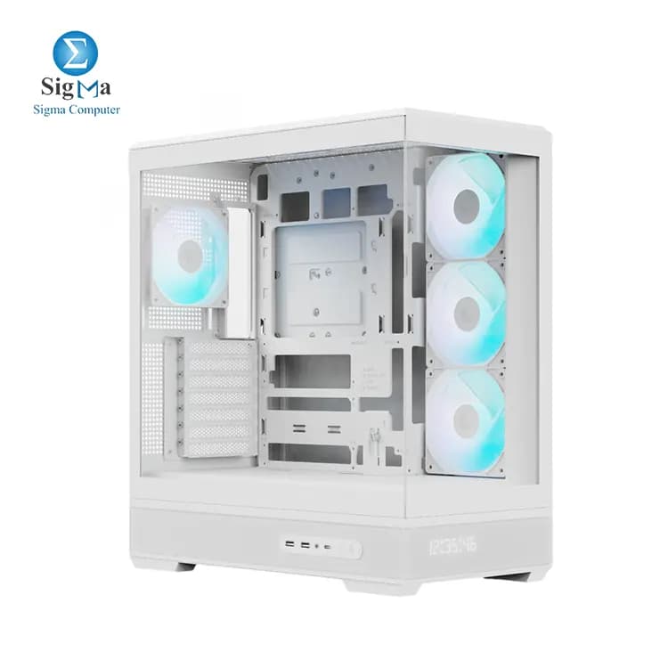 كيسة كمبيوتر ايروكول Aerocool P500B Digi - أبيض V1