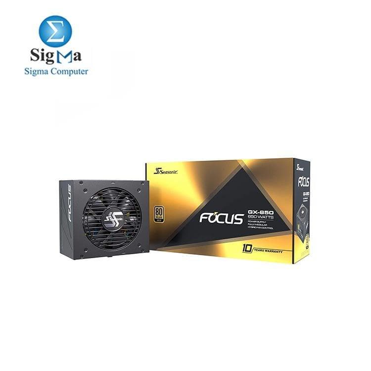 مزود طاقة Seasonic FOCUS GX-850 بقدرة 850 وات 80+ Gold، موديلر بالكامل