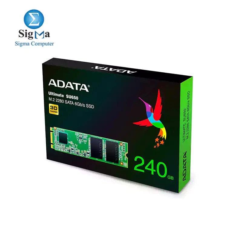 هارد A DATA SU650 M.2 2280 SATA 6GB سعة 240GB
