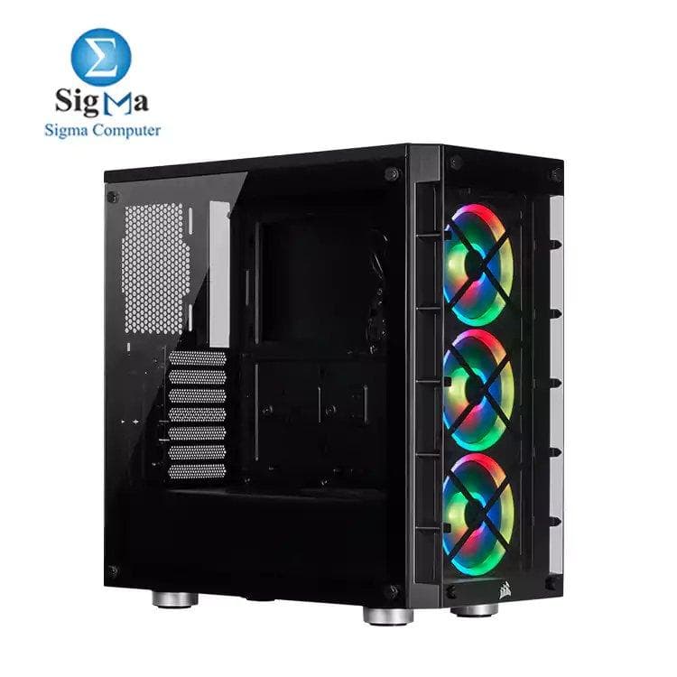 كيسة كورسير iCUE 465X RGB Mid-Tower ATX - أسود