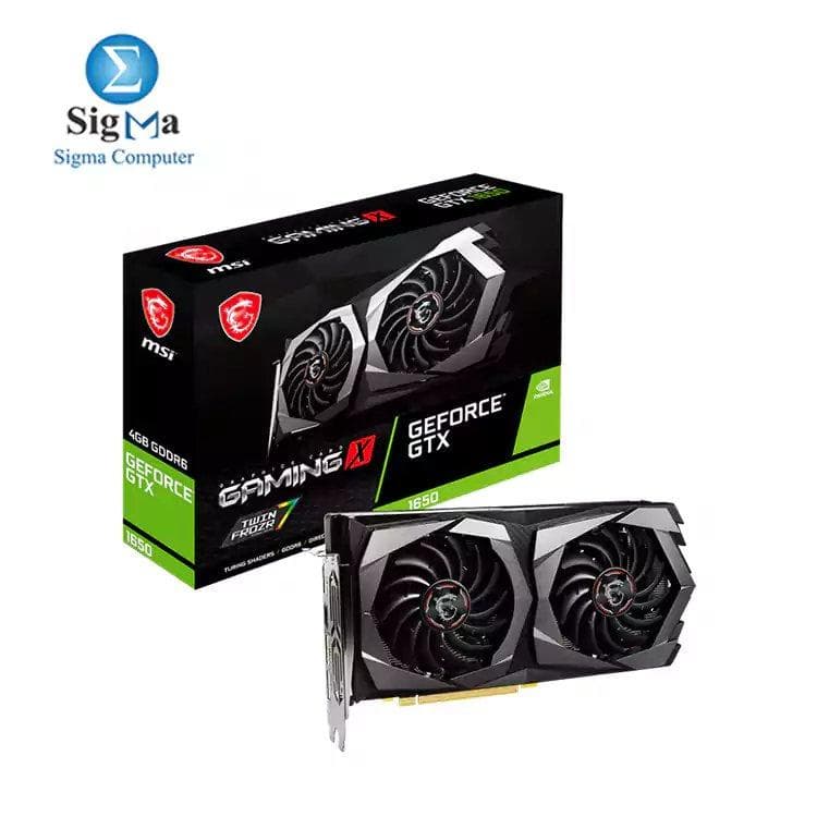 كرت شاشة ام اس اي GeForce GTX 1650 D6 GAMING X PLUS