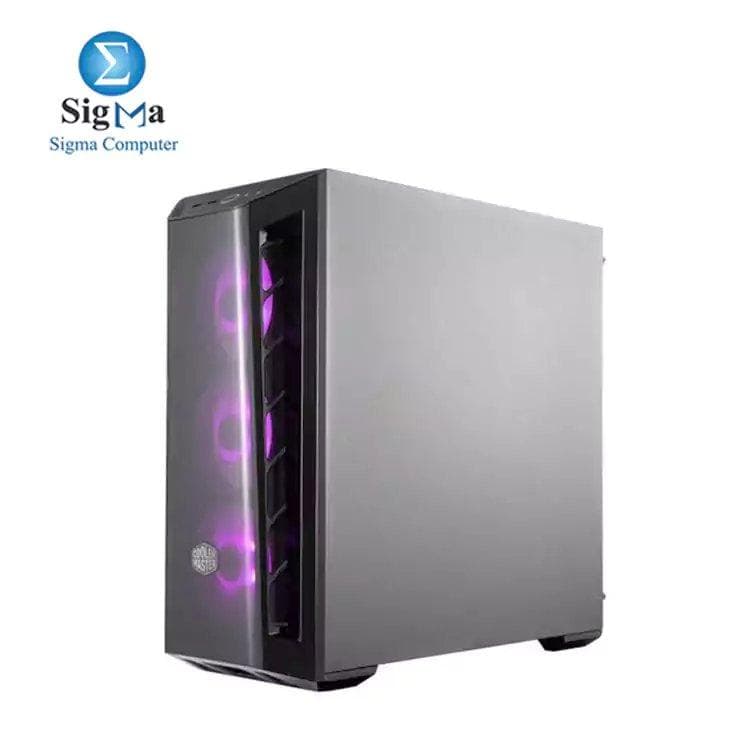 كيسة كمبيوتر MasterBox MB520 RGB Mid Tower - أسود