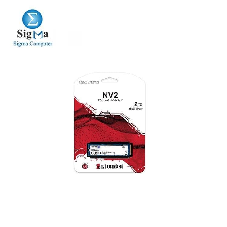 هارد كينجستون SSD NV2 سعة 2 TB M.2 NVMe