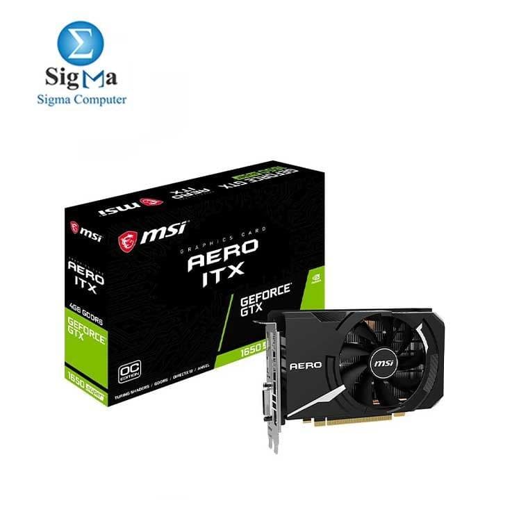 كرت شاشة ام اس اي انفيديا GeForce GTX 1650 Super AERO ITX OC