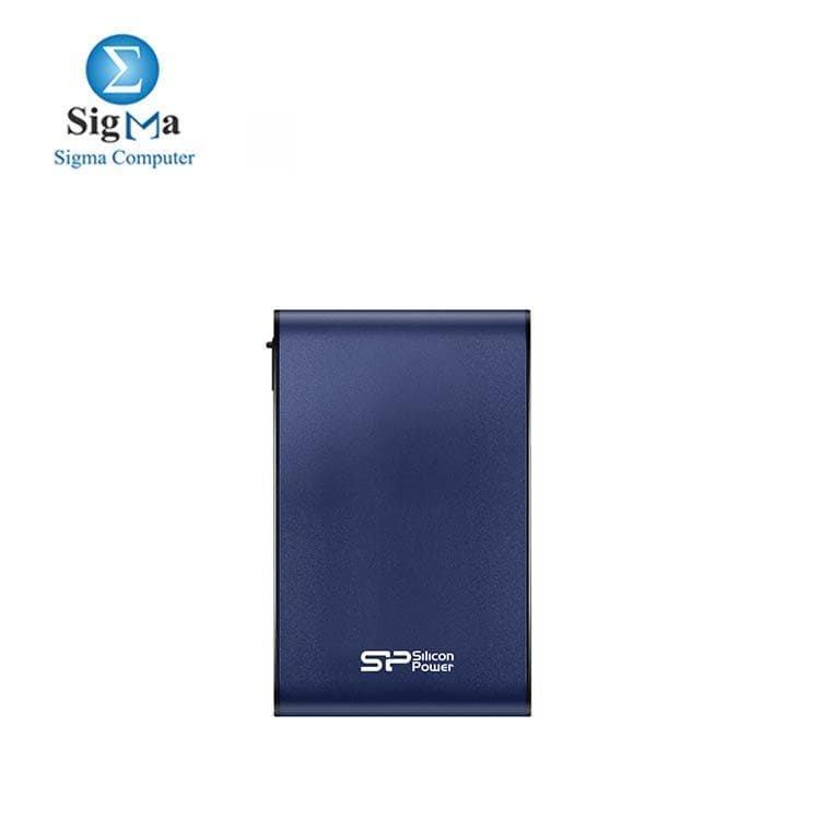 هارد ديسك خارجي سيليكون باور 1TB Armor A80 3.2 مقاوم للصدمات ومقاوم للماء - أزرق
