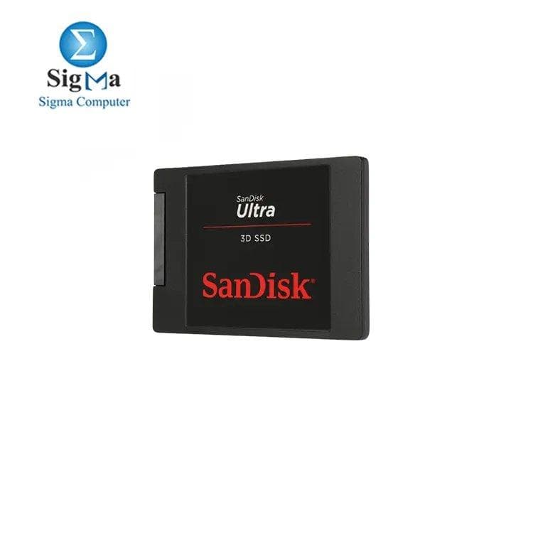 SanDisk Ultra 3D NAND 2TB Internal SSD - SATA III 6 Gb/s, 2.5"/7mm, Up to 560 MB/s - SDSSDH3-2T00-G25