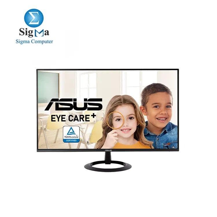 شاشة اسوس VZ24EHF - مقاس 24 بوصة، IPS، Full HD، بدون إطار، 100Hz، Adaptive-Sync، 1ms، HDMI