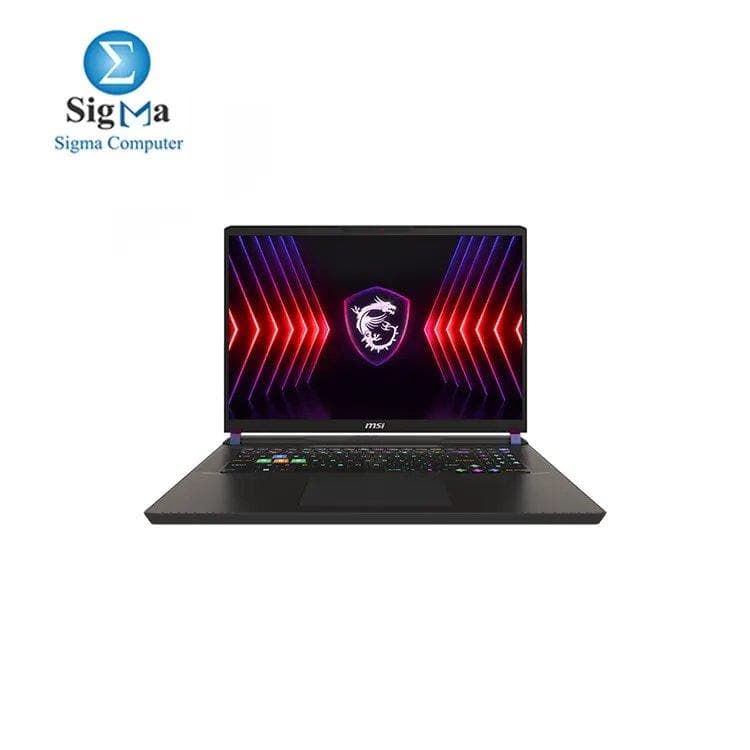 لابتوب ام اس اي Vector 17 HX A14V - معالج i9-14900HX - رام 32GB DDR5-5600 MHz - هارد 1TB NVMe M.2 Gen4 - كرت شاشة RTX 4080 12GB GDDR6 - شاشة 17.3 بوصة QHD 240Hz IPS - ويندوز 11