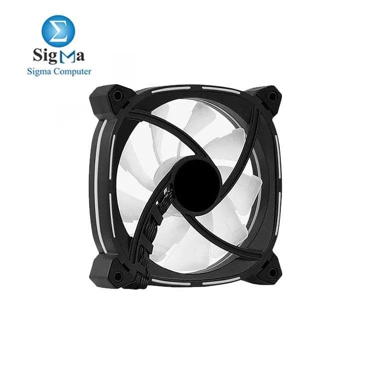 مروحة كيسة ايروكول Astro 12F 120mm ARGB، سرعة 600-1800 لفة، تدعم PWM 4-Pin