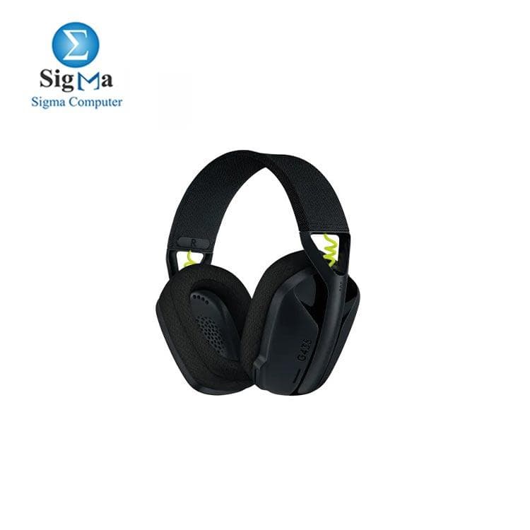 لوجيتك G435 LIGHTSPEED سماعة جيمنج لاسلكية - أسود
