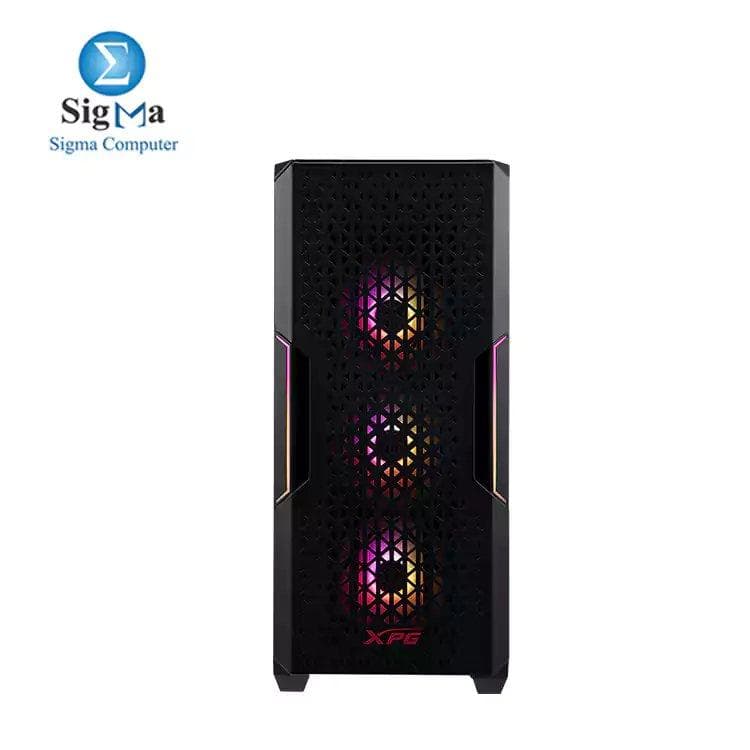 XPG STARKER AIR Compact Mid-Tower Chassis {1 FAN ARGB - 1 FAN}(Black)