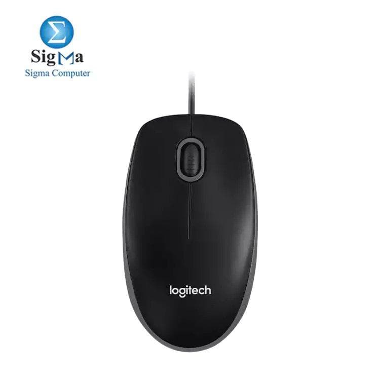 ماوس لوجيتك B100 ضوئي USB - أسود - موديل 910-003357