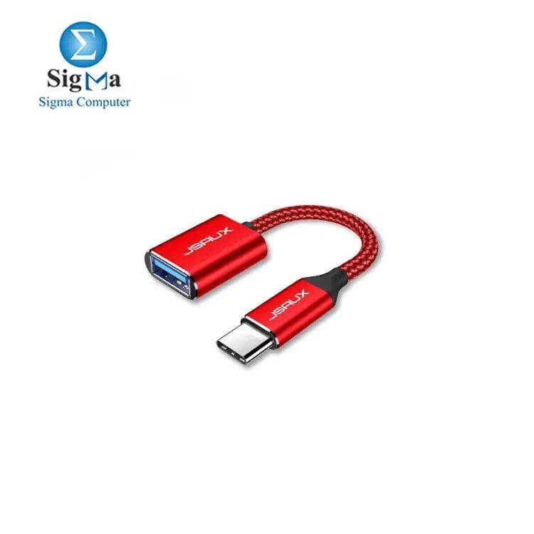 Jsaux CD0019 USB C TO USB A 3.0 .16m red