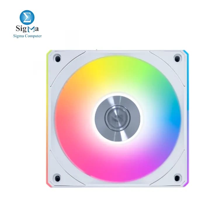 مروحة ليان لي UNI Fan CL لاسلكية 120mm ARGB أبيض