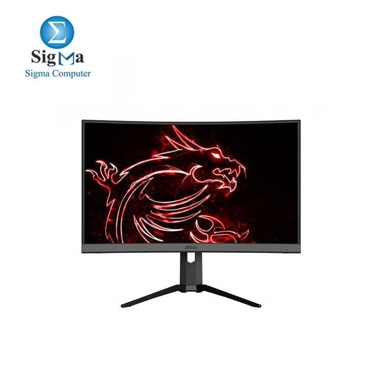 شاشة ام اس اي Optix MAG272CQR منحنية للجيمنج - 27 بوصة 16:9 2K VA 165Hz 1ms 1500R AMD FreeSync Premium DisplayPort HDMI بدون وميض، إضاءة زرقاء منخفضة، بدون إطار، أسود