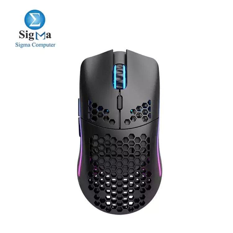 ماوس جيمنج لاسلكي Glorious Model O مات أسود 69 جرام (GLO-MS-DW-MB)