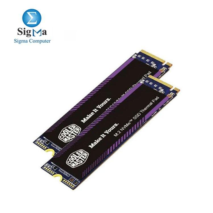 وسادات حرارية كولر ماستر SSD مقاس 60×18 عدد 2 قطعة