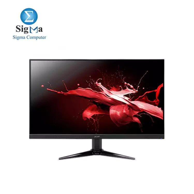 شاشة جيمنج ايسر NITRO QG1 مسطحة 24 بوصة Full HD 1920x1080 بتردد 75Hz، لوحة VA، زمن استجابة 1ms، تقنية AMD Free-Sync، لون أسود